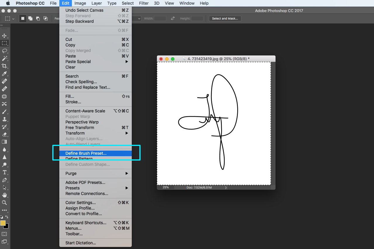 watermark signature logo photoshop