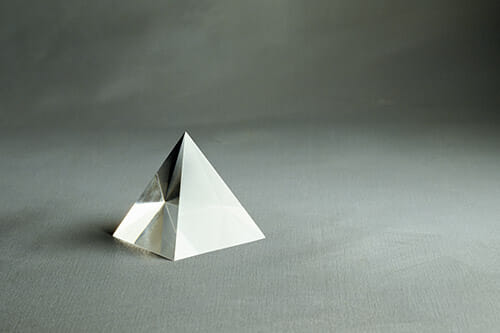 prism fractal triangle light
